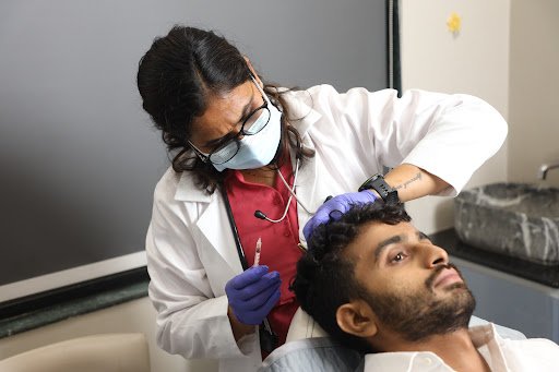 Treatment care at Yuga's Aesthetic Clinic