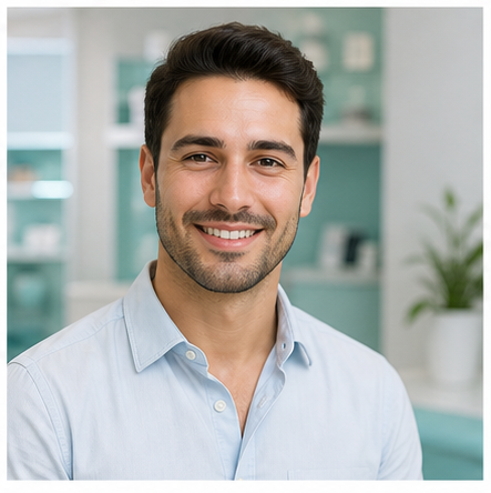 Male client at Yuga's Aesthetic Clinic